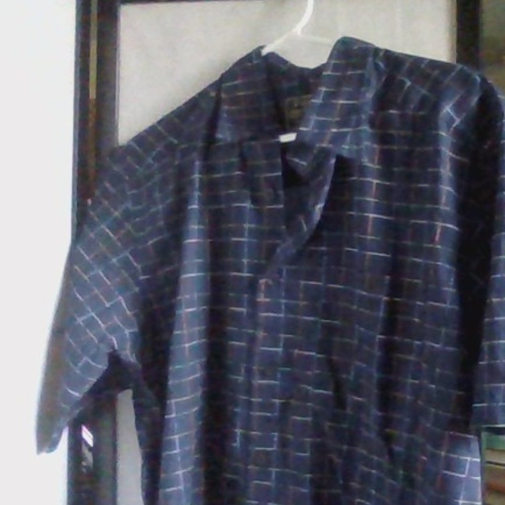 Fiend Vintage Blue Checkered Shirt - Medium